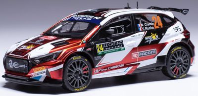 1:43 Ixo - Hyundai i20 N Rally2, No.24, WRC, Rallye Monte Carlo, N.Ciamin/Y.Roche, 2024