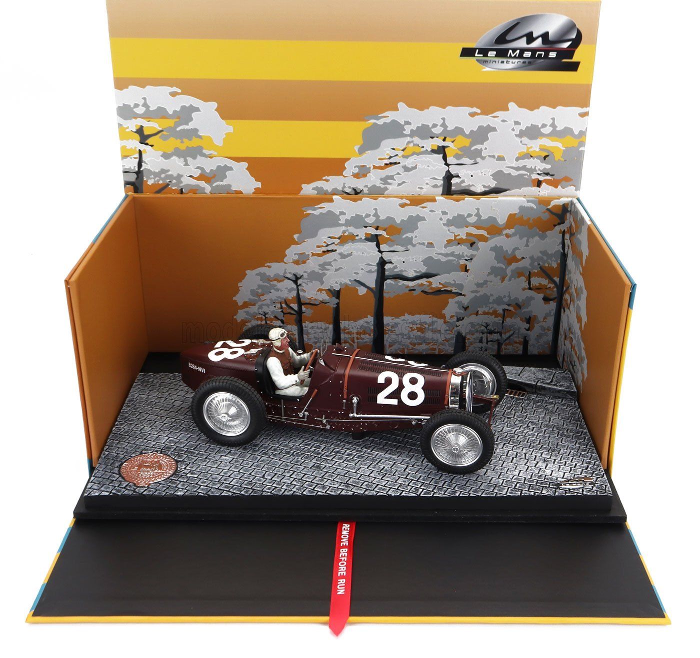 1:18 Le Mans Miniatures - Buagtti F1 Type 59 45 #28 Monaco GP 1934 Tazio Nuvolari