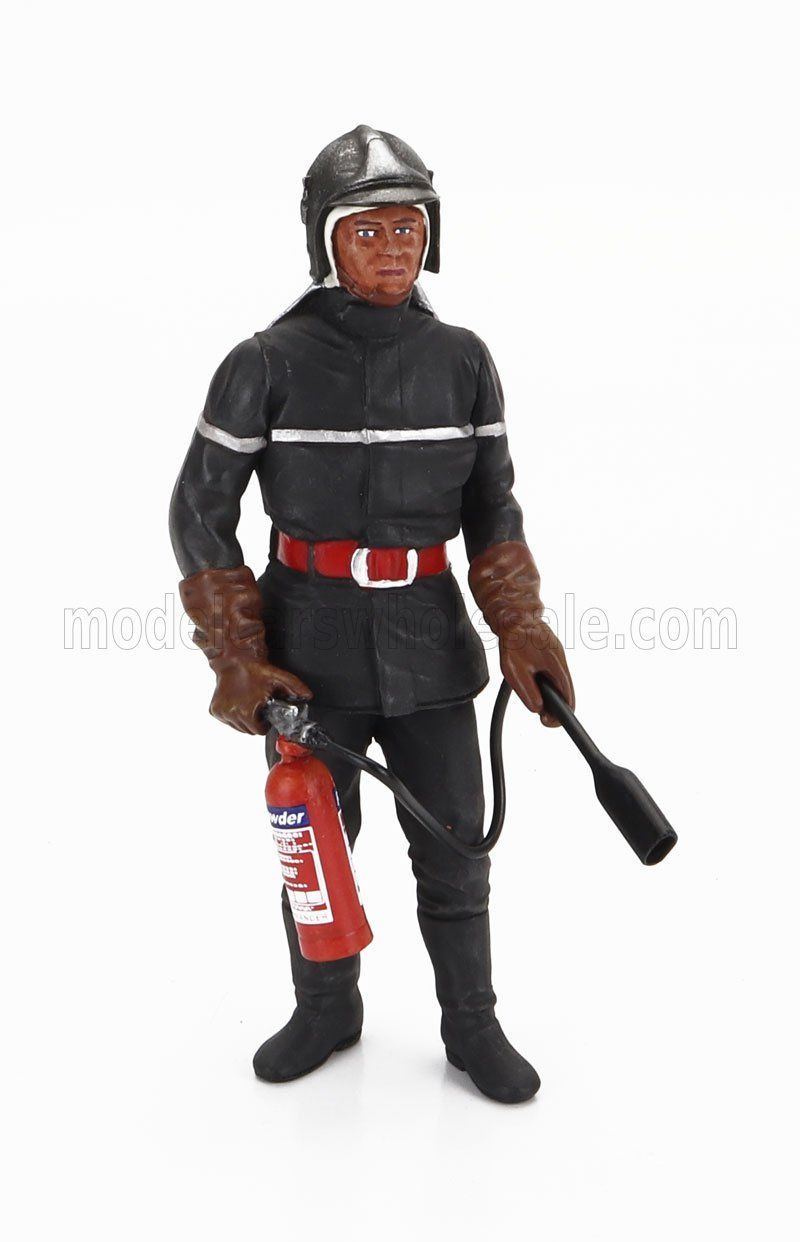 1:18 Le Mans Miniatures - Figur Feuerwehr Mann 1970