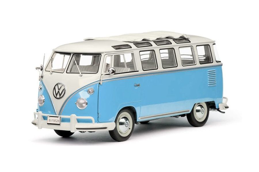1:12 Sunstar - VW T1 Samba, weiss/hellblau, 1962