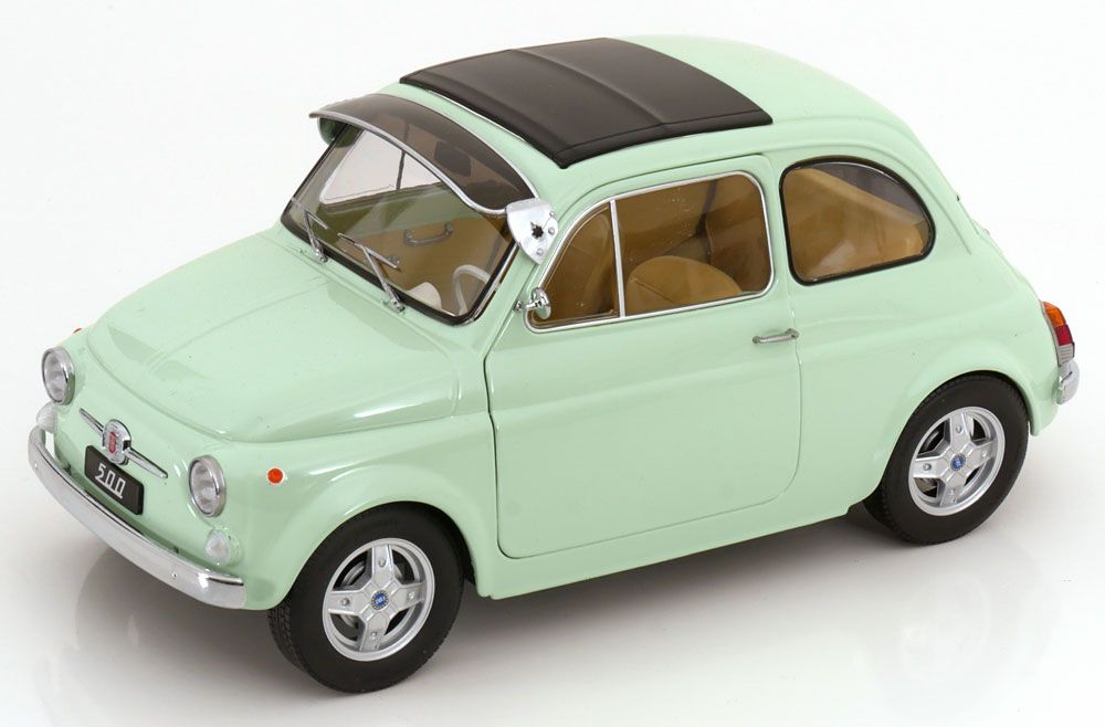1:12 KK Scale - Fiat 500 F Custom 1968 mintgrün