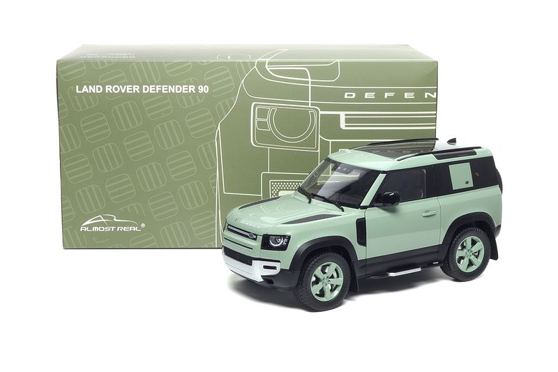 1:18 Almost Real - Land Rover Defender 90 2023 75TH Limited Edition Green