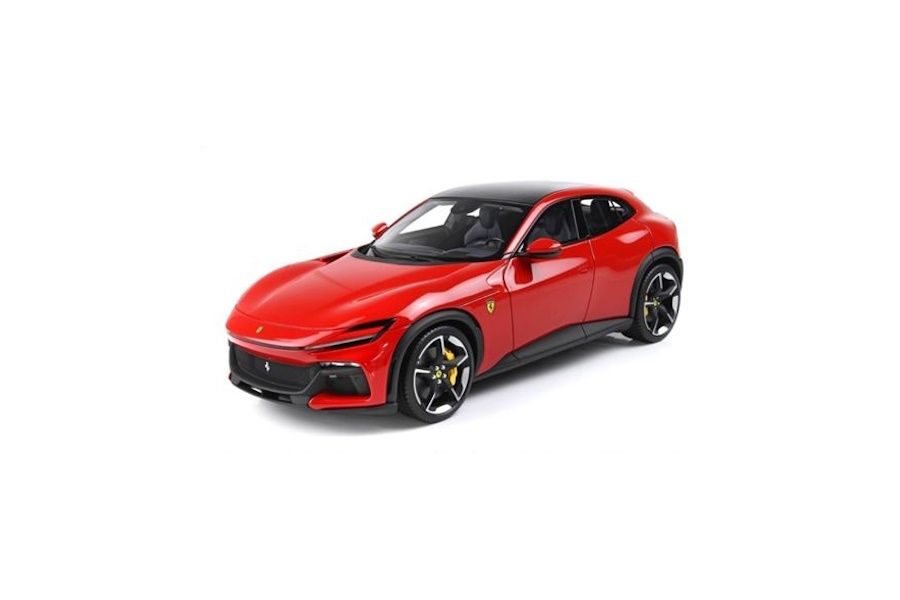 1:18 BBR - Ferrari Purosangue Diecast Full Open Rosso Corsa - Polifoam