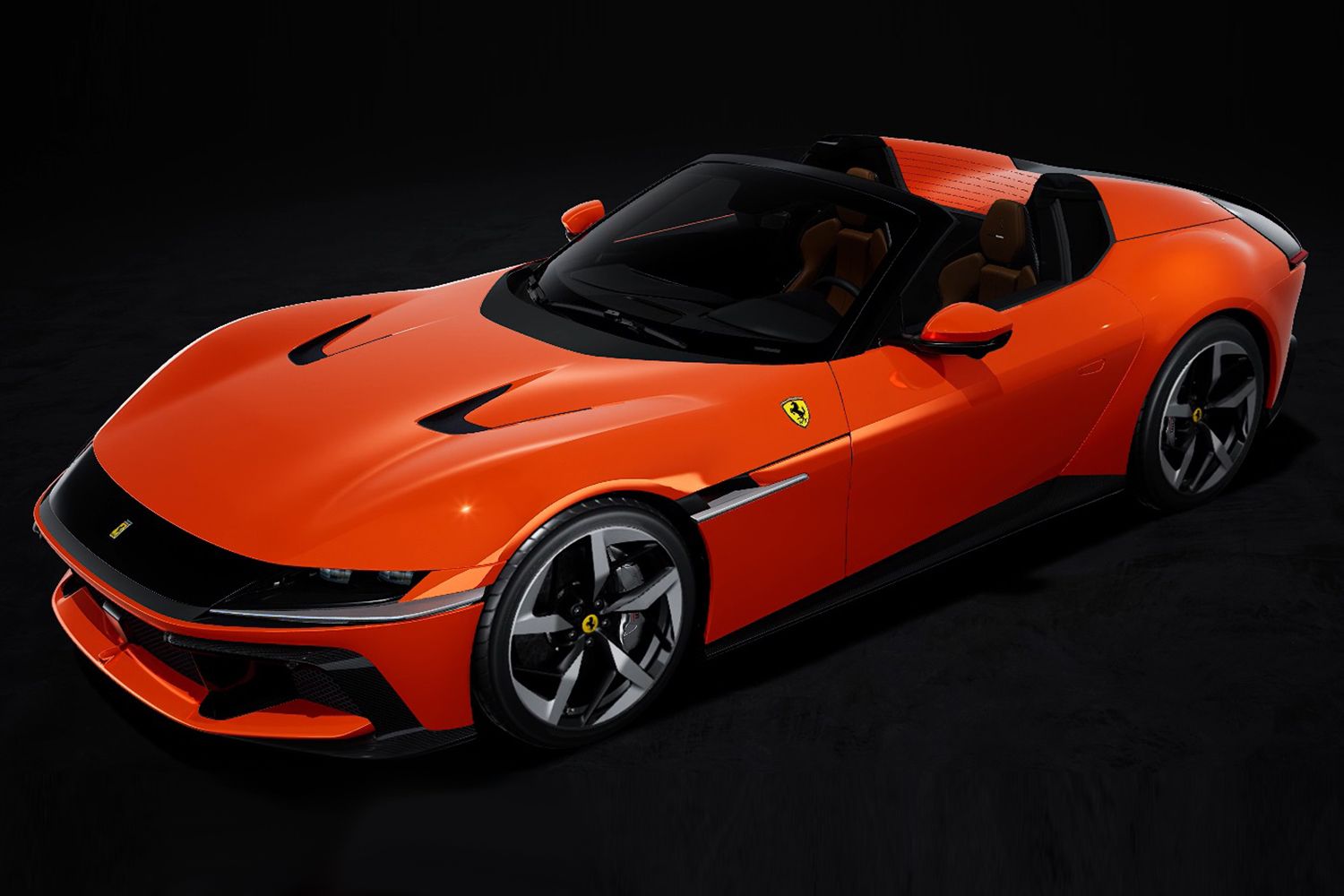 1:43 Looksmart - Ferrari 12 Cilindri Convertible Rosso Dino