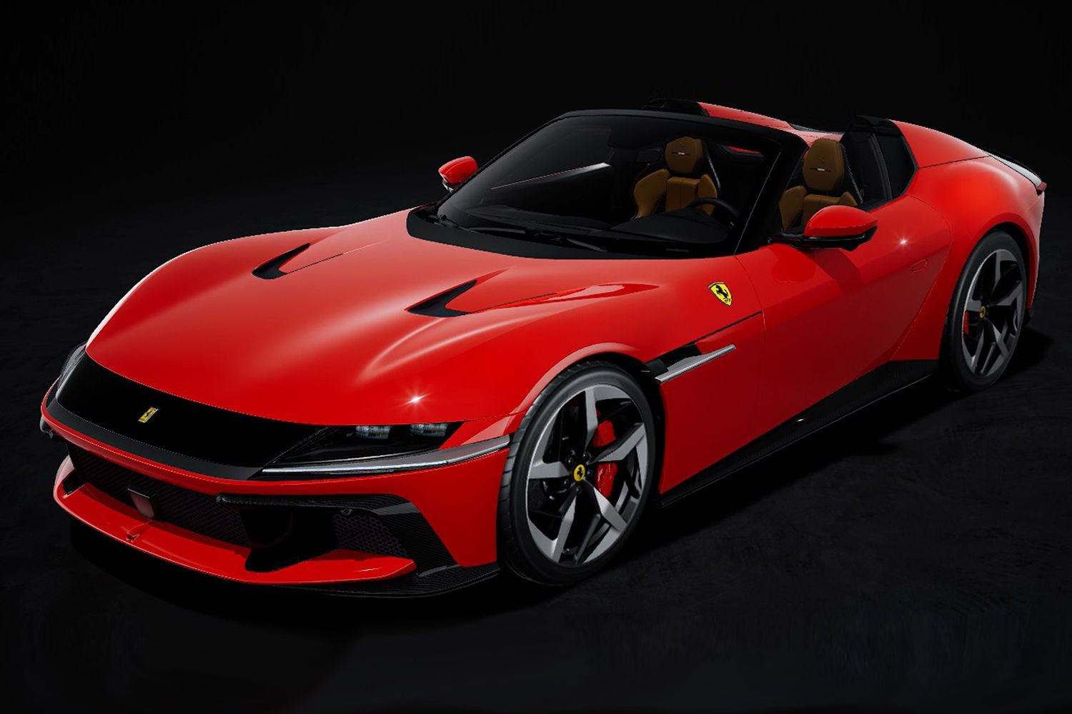 1:18 MR Collection Models - Ferrari 12 Cilindri Convertible Rosso Corsa