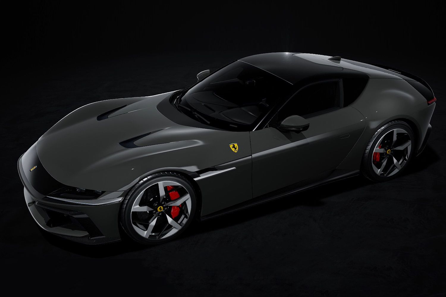 1:18 MR Collection Models - Ferrari 12 Cilindri Grigio Scuro 792