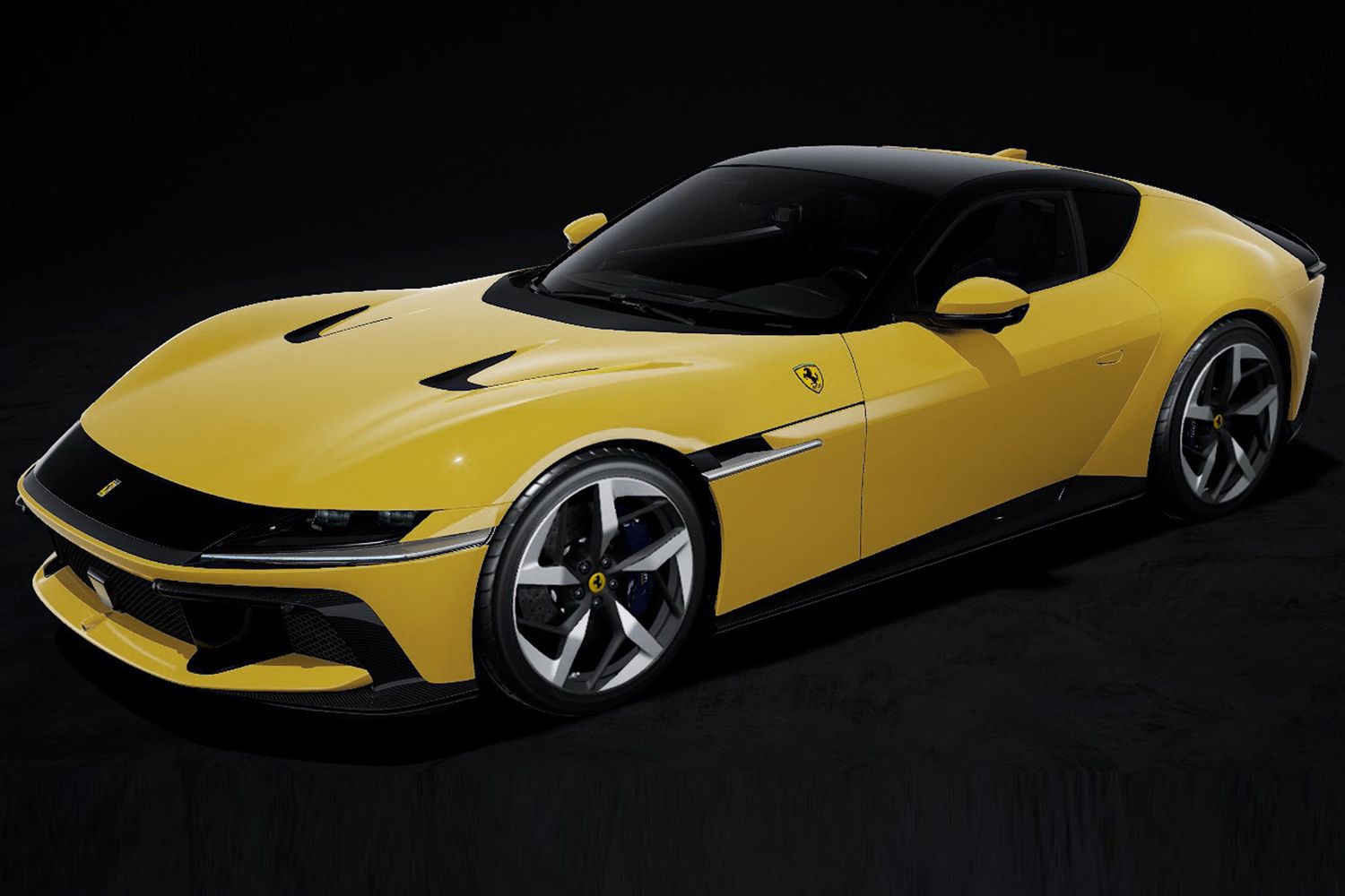 1:18 MR Collection Models - Ferrari 12 Cilindri Giallo Montecarlo