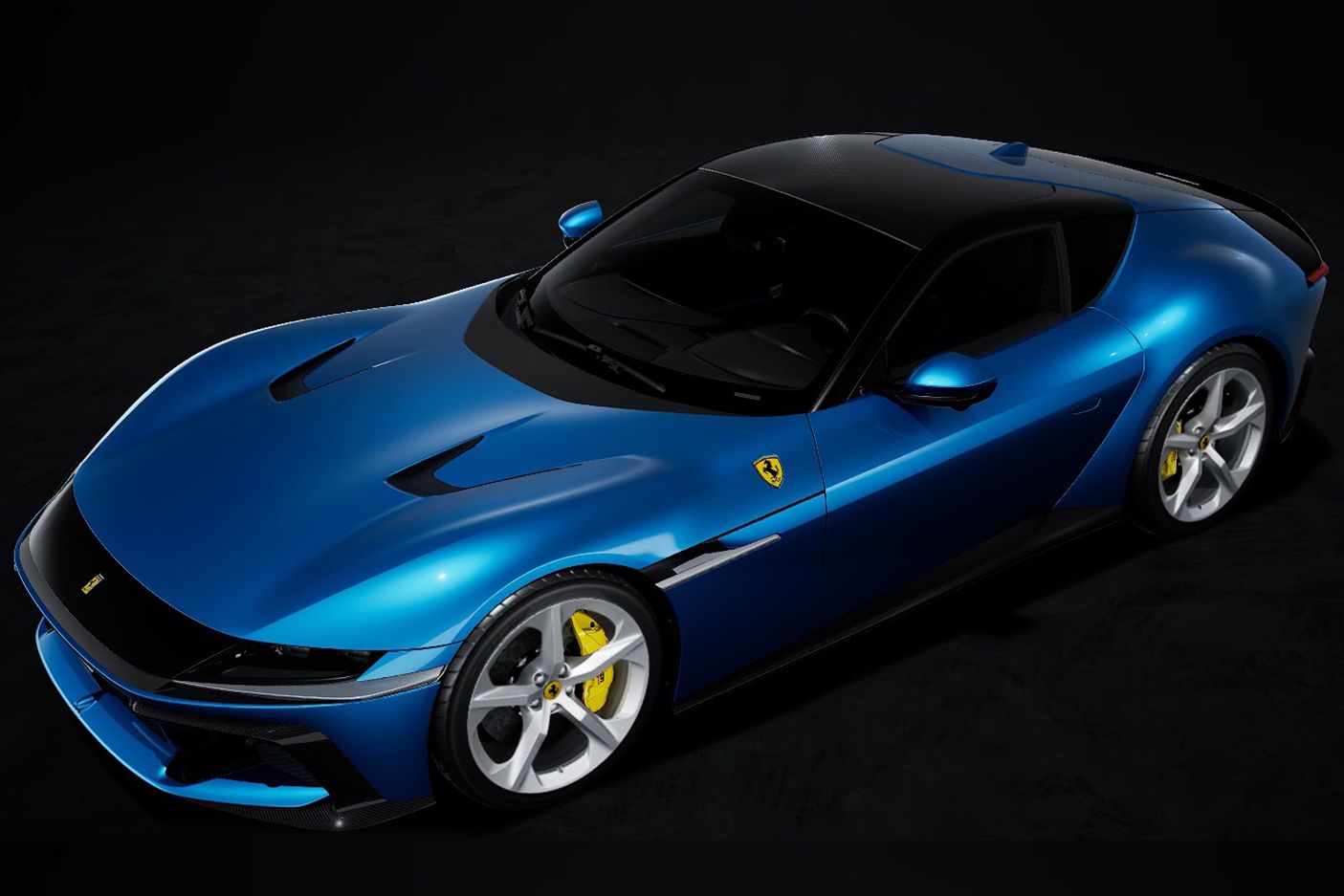 1:18 MR Collection Models - Ferrari 12 Cilindri Blu Corsa