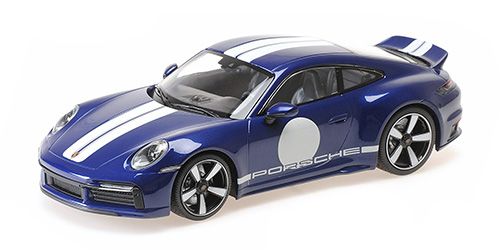 1:18 Minichamps - PORSCHE 911 (992) SPORT CLASSIC – 2022 – BLUE METALLIC W/STRIPE 1:18 Minichamps - PORSCHE 911 (992) SPORT CLASSIC – 2022 – BLUE METALLIC W/STRIPE