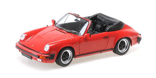 1:18 Minichamps - PORSCHE 911 CARRERA CABRIOLET – 1983 – RED