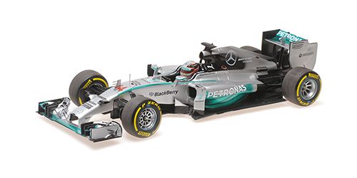 1:18 Minichamps - MERCEDES AMG PETRONAS F1 TEAM W05 – LEWIS HAMILTON – WORLD CHAMPION 2014