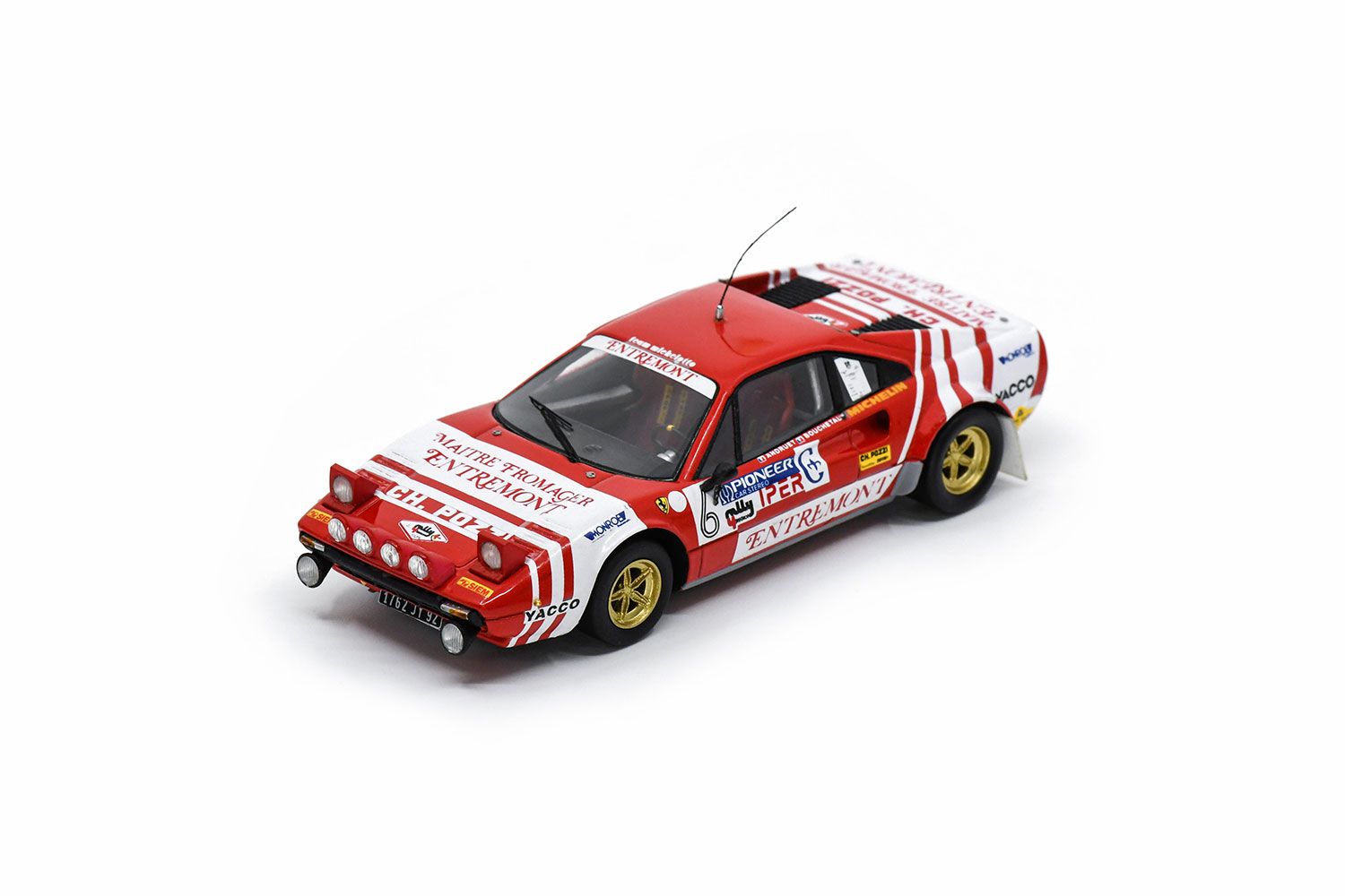 1:43 Looksmart - Ferrari 308 GR4 No.6 Winner 4 Regioni Rally 1981 J.C Andruet – E. Denise