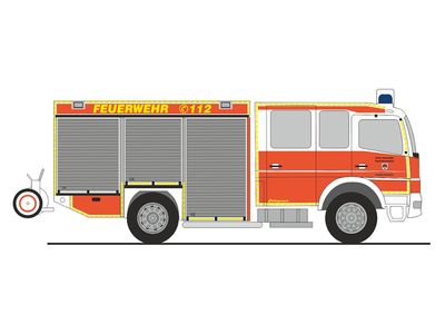 1:87 Rietze - Mercedes Schlingmann HLF 20/16, Feuerwehr Ahrensburg 1:87 Rietze - Mercedes Schlingmann HLF 20/16, Feuerwehr Ahrensburg