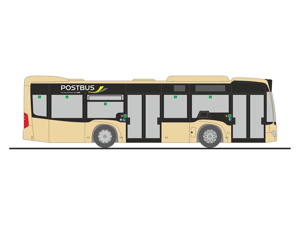 1:87 Rietze - Mercedes Citaro K, Postbus (AT), 2012