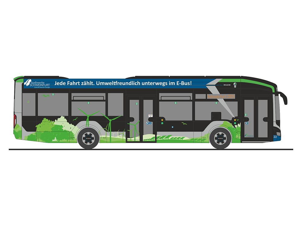 1:87 Rietze - MAN Lion s City 12 E, Stadtwerke Schweinfurt