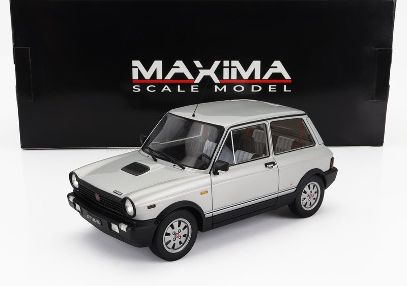 1:18 Maxima Scale Model - Autobianchi A112 Abarth VII-Series 1984 Silver 1:18 Maxima Scale Model - Autobianchi A112 Abarth VII-Series 1984 Silver