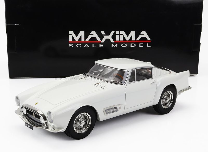 1:18 Maxima Scale Model - Ferrari 250 Europa GT Berlinetta S2 TDF Speciale sn0393GT 1955 White 1:18 Maxima Scale Model - Ferrari 250 Europa GT Berlinetta S2 TDF Speciale sn0393GT 1955 White