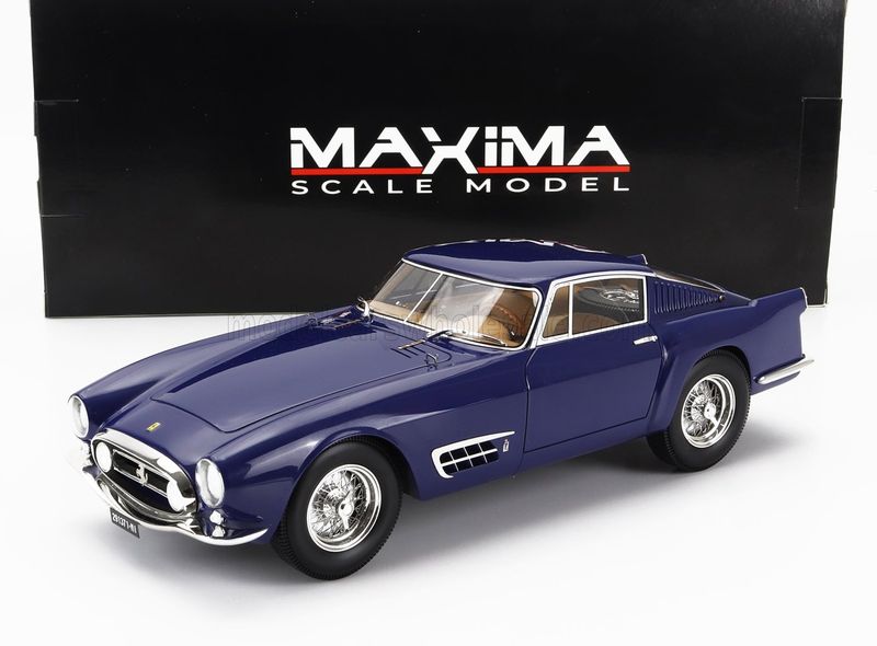 1:18 Maxima Scale Model - Ferrari 250 Europa GT Berlinetta S2 TDF Speciale sn0393GT 1955 Blue 1:18 Maxima Scale Model - Ferrari 250 Europa GT Berlinetta S2 TDF Speciale sn0393GT 1955 Blue