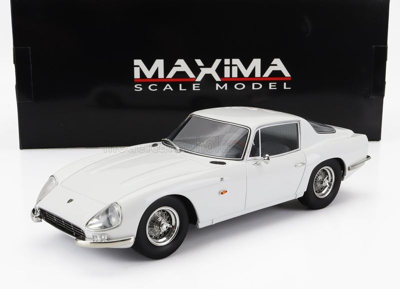 1:18 Maxima Scale Model - Lamborghini 3500 GT Zagato LHD 1965 White 1:18 Maxima Scale Model - Lamborghini 3500 GT Zagato LHD 1965 White