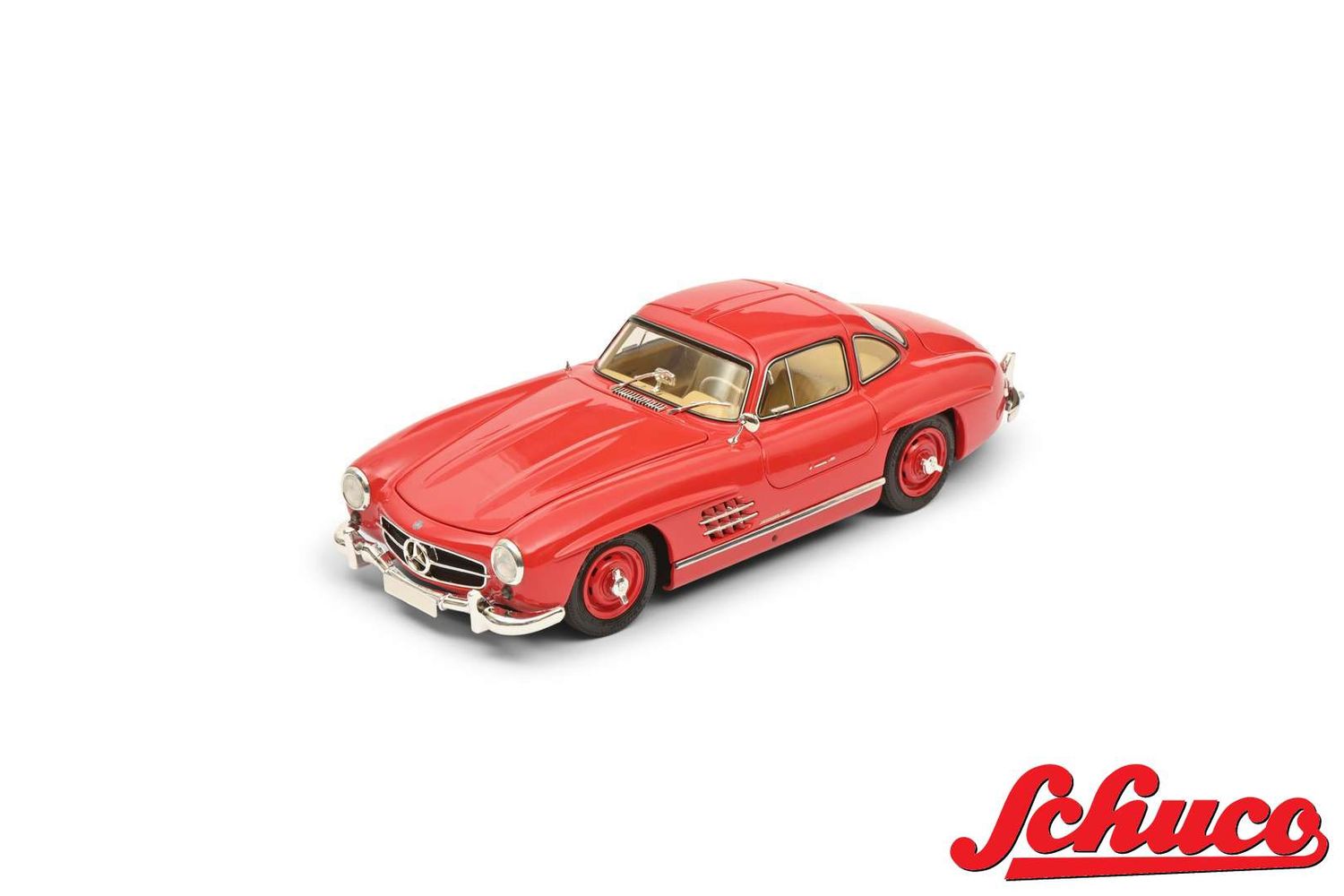 1:18 Schuco - Mercedes 300 SL Gullwing Red