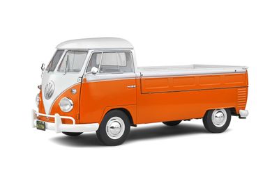 1:18 Solido - Volkswagen T1 Pickup 1950 Orange Wihte