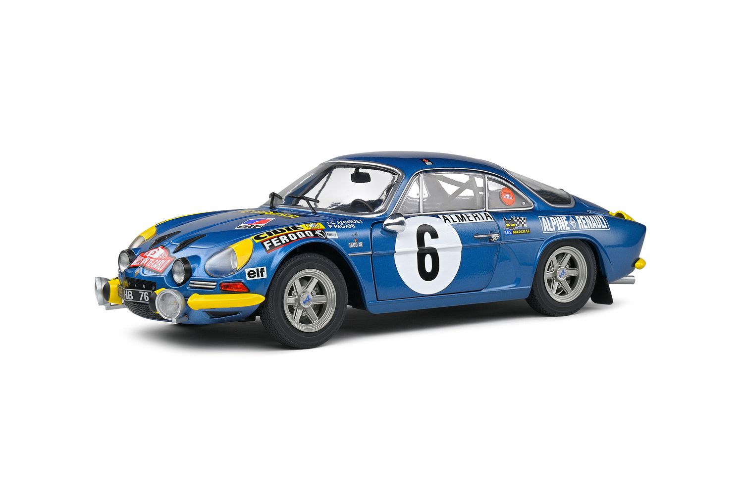 1:18 Solido - Renault Alpine A110 1600S #6 Rally Montecarlo 1972