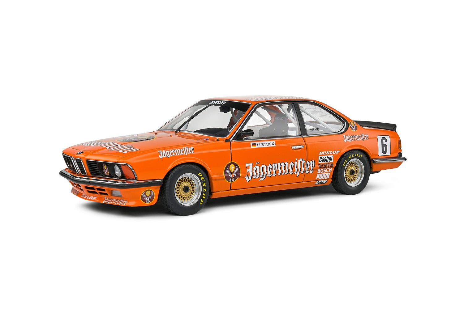 1:18 Solido - BMW 6-Series 635 CSi (E24) Jägermeister #6 European Touring Car Championsship 1984 Hand Joachim Stuck
