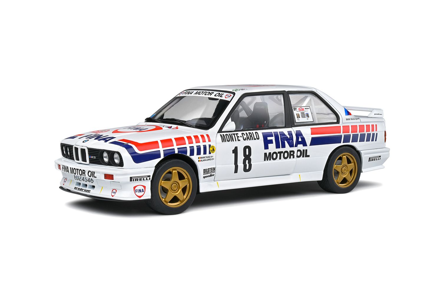 1:18 Solido - BMW E30 M3 Group A #18 Rally Monte Carlo 1989