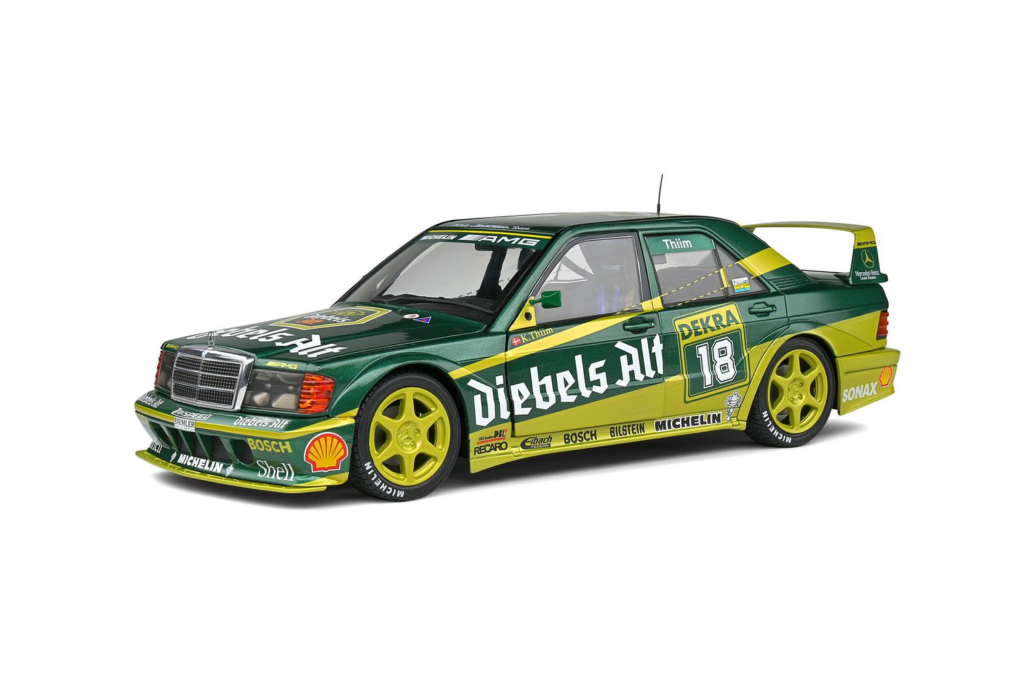 1:18 Solido - Mercedes 190E 16V EVO2 Team Zakspeed #18 DTM Season 1992