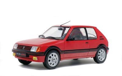 1:18 Solido - Peugeot 205 GTI 1.9 Phase 1 Red