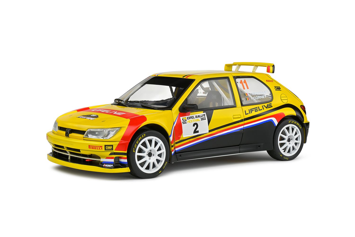 1:18 Solido - Peugeot 306 Maxi #2 Rally Eifel Festival 2022 Thierry Neuville - A.Cornet