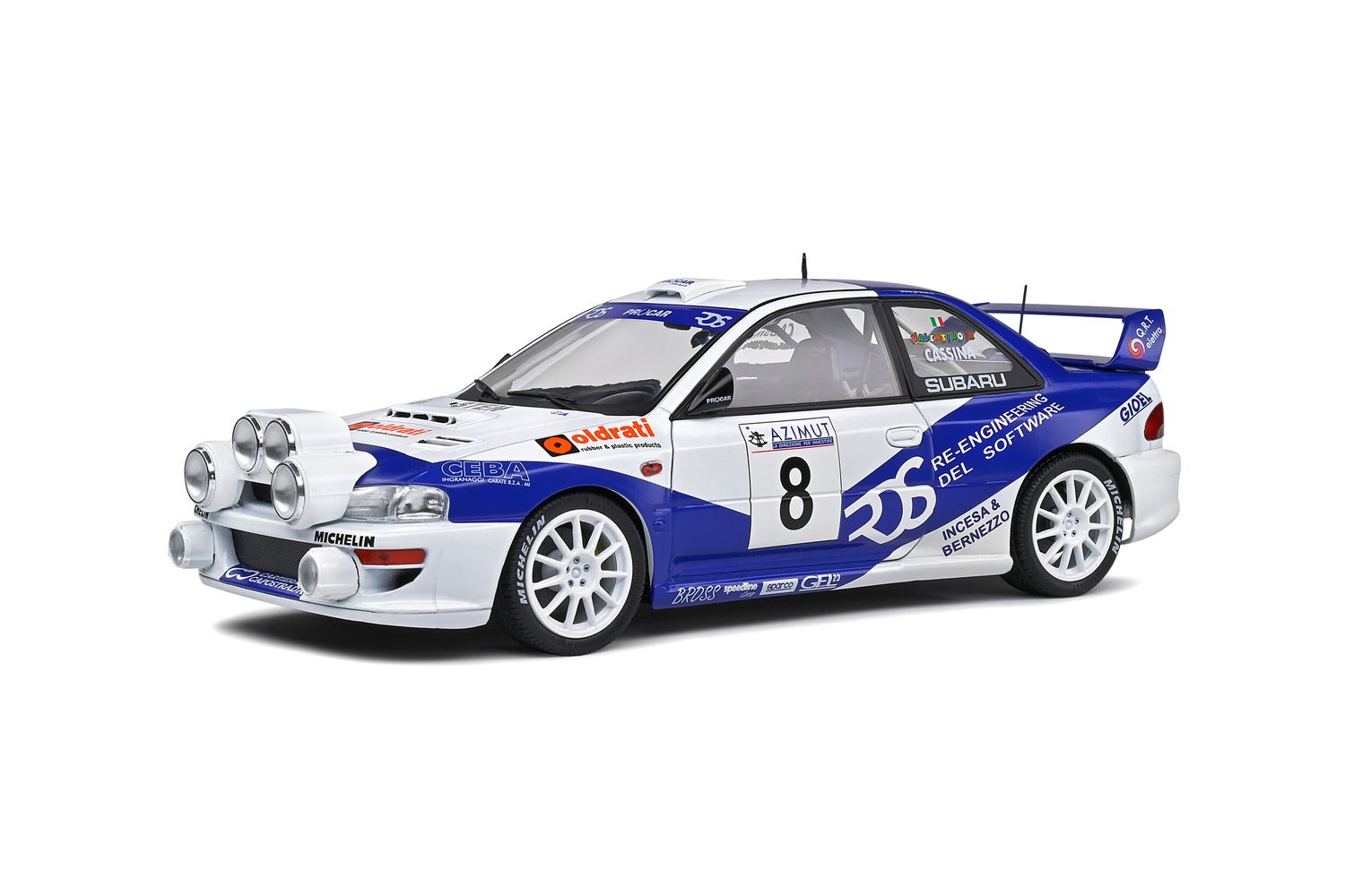 1:18 Solido - Subaru Impreza WRC99 #8 Rally Monza 2000