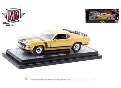 1:24 M2 Machines - 1970 Ford Mustang BOSS 302, yellow/black 1:24 M2 Machines - 1970 Ford Mustang BOSS 302, yellow/black