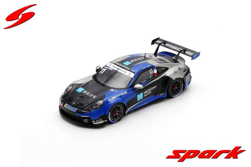 1:43 Spark - Porsche 911 GT3 Cup No.11 Porsche Carrera Cup Asia Champion 2023 Florian Latorre 1:43 Spark - Porsche 911 GT3 Cup No.11 Porsche Carrera Cup Asia Champion 2023 Florian Latorre