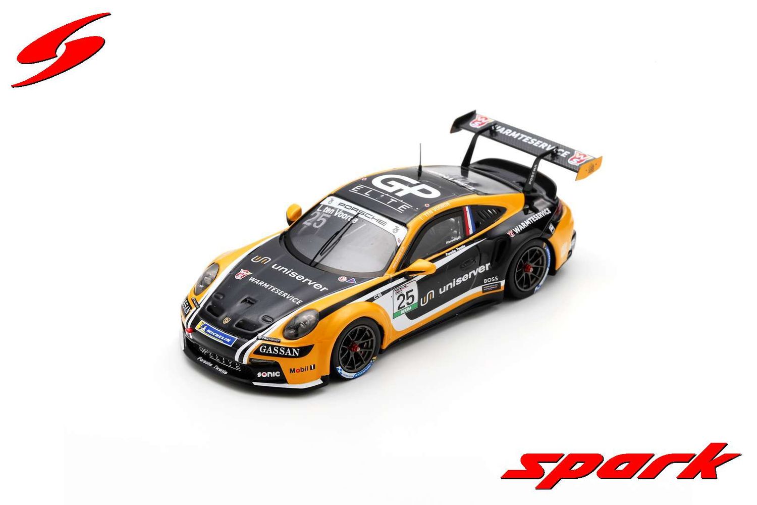 1:43 Spark - Porsche 911 GT3 Cup No.25 Porsche Carrera Cup Deutschland Champion 2023 Larry ten Voorde