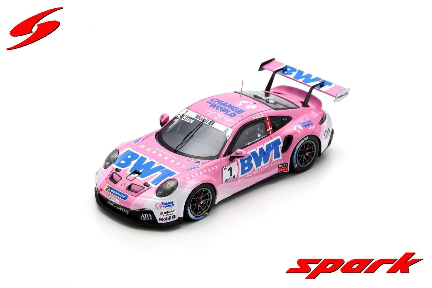 1:43 Spark - Porsche 911 GT3 Cup No.1 Porsche Supercup Champion 2023 Bastian Buus