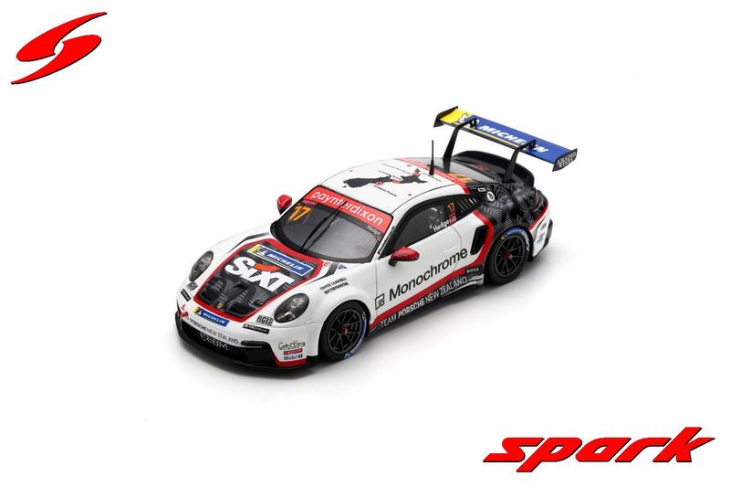 1:43 Spark - Porsche 911 GT3 Cup No.17 Porsche Carrera Cup Australia Champion 2023 Callum Hedge 1:43 Spark - Porsche 911 GT3 Cup No.17 Porsche Carrera Cup Australia Champion 2023 Callum Hedge
