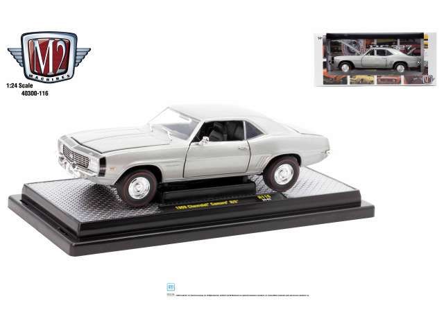 1:24 M2 Machines - 1969 Chevrolet Camaro Z28, silver