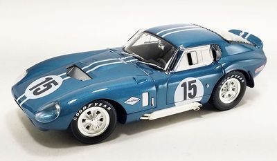 1:18 Shelby Collectibles - 1964 Daytona Coupe #15 *Dan Gurney for President*, blue/white