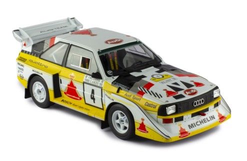 1:18 Ixo - Audi Sport quattro S1 E2, No.4, 1000 Lakes Rally, S.Blomqvist/B.Cederberg, 1985