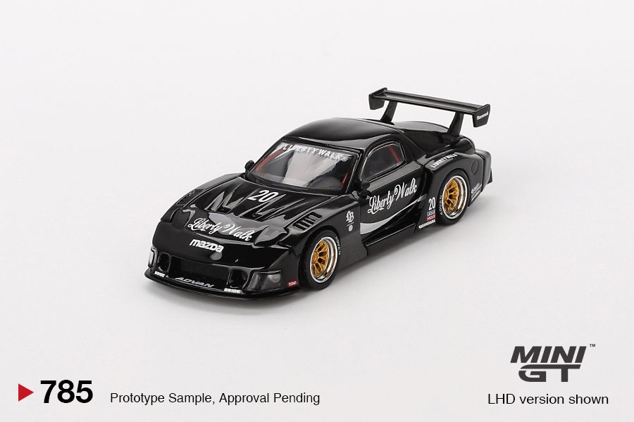 1:64 Mini GT - 2023 Mazda Rx7 LB-Super Silhouette Black