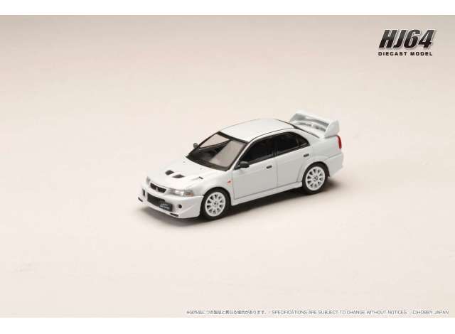 1:64 Hobby Japan - 2000 Mitsubishi Lancer RS Evolution 6 (T.M.E.), scortia white