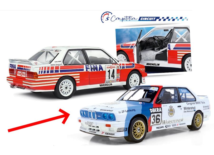1:18 Solido - BMW 3-Series (E30) #36 DTM Season 1989 Steve Soper