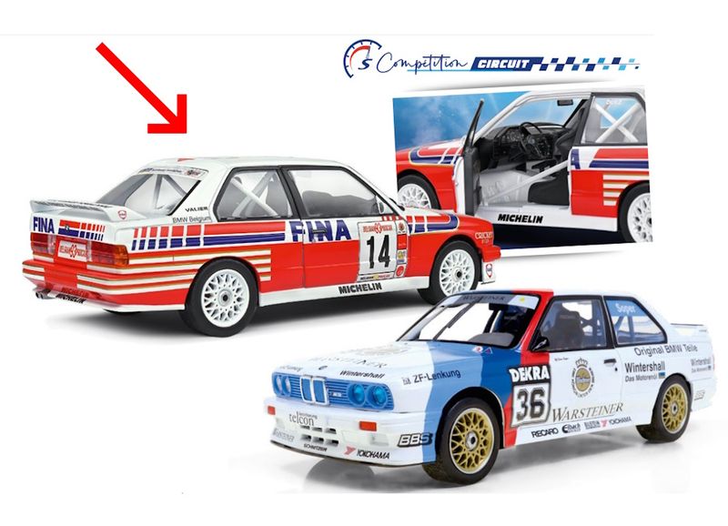 1:18 Solido - BMW 3-Series (E30) #14 Belgium Procar 1993 Marc Deuz