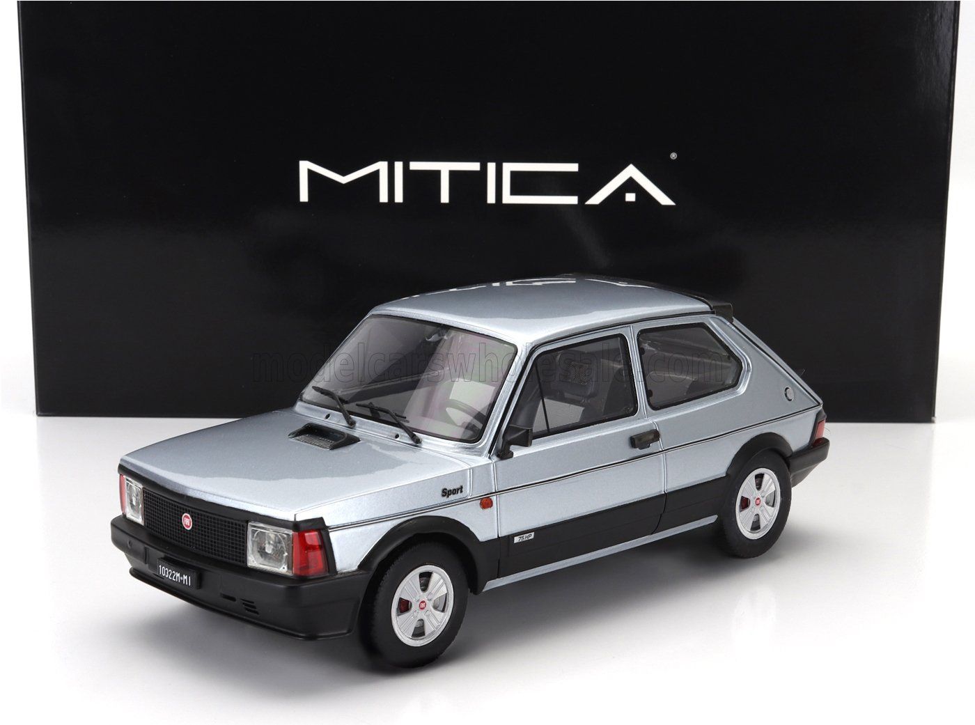 1:18 Mitica Resin - Fiat 127 Sport Serie-3 1982 Silver