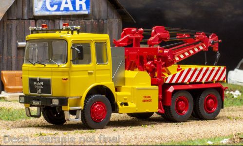 1:43 Ixo - MAN F 8 26.281, gelb, Bergefahrzeug 1:43 Ixo - MAN F 8 26.281, gelb, Bergefahrzeug