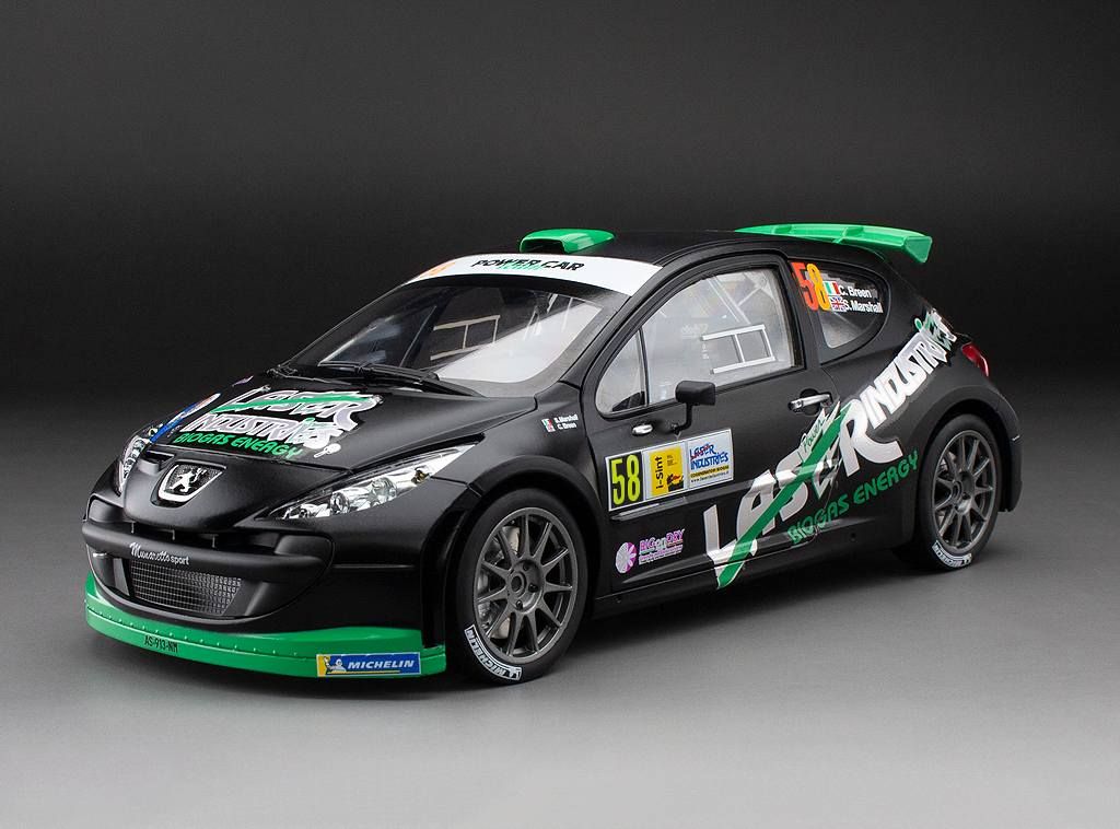 1:18 Sunstar - Peugeot 207 S2000 #58 Rally Monza Show 2013 Craig Breen - Sebastian Marshall
