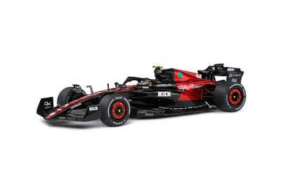 1:43 Solido - Alfa Romeo F1 C43 Team Stake #24 Spanish GP 2023 Guanyu Zhou 1:43 Solido - Alfa Romeo F1 C43 Team Stake #24 Spanish GP 2023 Guanyu Zhou