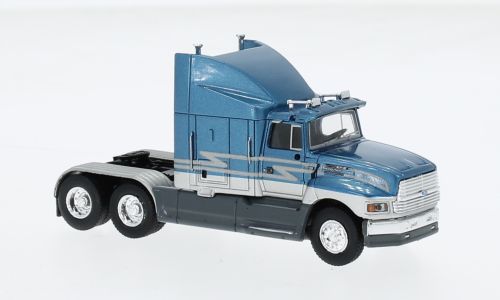 1:87 Brekina - Ford Aeromax, metallic-blau/silber, 1990