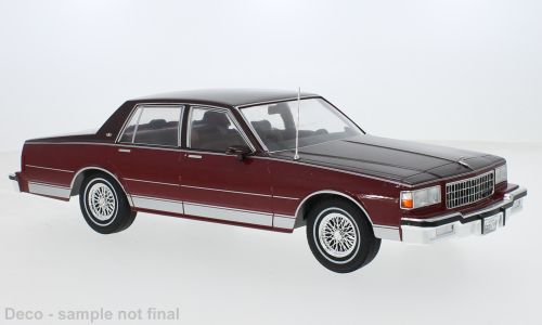 1:18 MCG - Chevrolet Caprice, metallic-rot/metallic-dunkelrot, 1987 1:18 MCG - Chevrolet Caprice, metallic-rot/metallic-dunkelrot, 1987